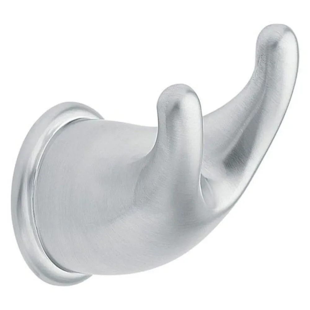 2-Pack Moen Double Robe Hooks – Chrome Finish – Bathroom Wall Hooks